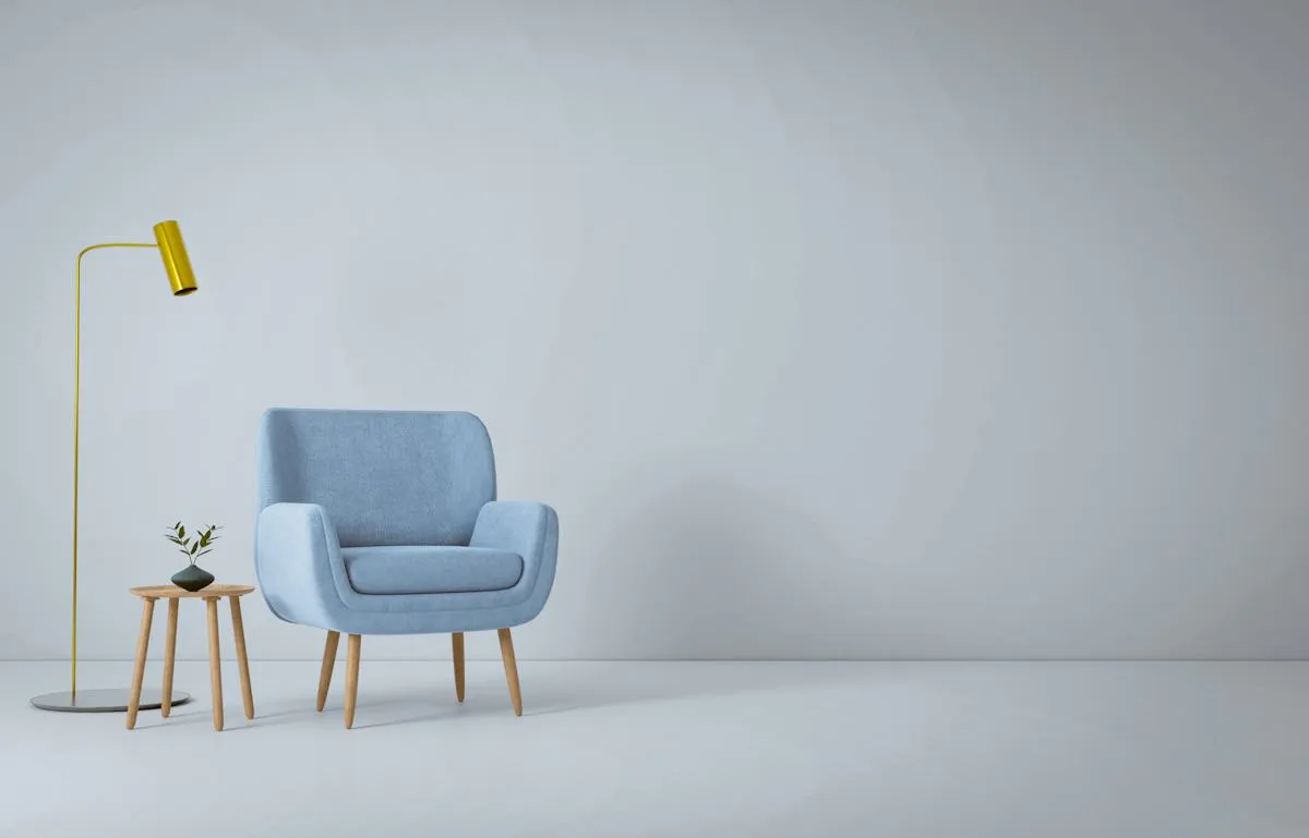 Warm and modern interior setting designed by our team